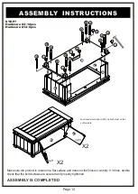 Preview for 12 page of Furniture of America YNJ-16913C5 Assembly Instructions Manual