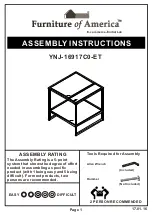 Furniture of America YNJ-16917C0-ET Assembly preview