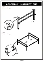 Preview for 7 page of Furniture of America YNJ-16917C0 Assembly Instructions Manual