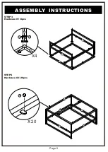 Preview for 8 page of Furniture of America YNJ-16917C0 Assembly Instructions Manual