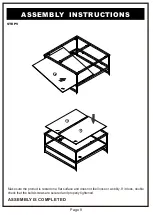 Preview for 9 page of Furniture of America YNJ-16917C0 Assembly Instructions Manual