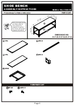 Preview for 5 page of Furniture of America YNJ-1766C25 Assembly Instructions Manual