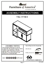 Furniture of America YNJ-1778C5 Assembly Instructions Manual preview