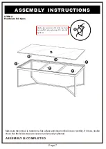 Preview for 7 page of Furniture of America YNJ-17905C17 Assembly Instructions Manual