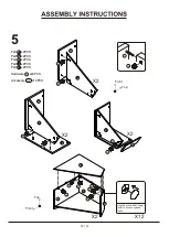 Preview for 12 page of Furniture of America YNJ-1792C1 Assembly Instructions Manual