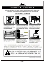 Preview for 3 page of Furniture of America YNJ-1865C21 Assembly Instructions Manual