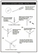 Preview for 5 page of Furniture of America YNJ-1865C21 Assembly Instructions Manual