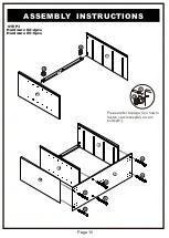 Preview for 10 page of Furniture of America YNJ-1865C21 Assembly Instructions Manual