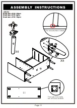 Preview for 11 page of Furniture of America YNJ-1865C21 Assembly Instructions Manual