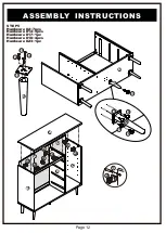 Preview for 12 page of Furniture of America YNJ-1865C21 Assembly Instructions Manual