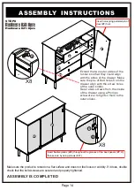 Preview for 14 page of Furniture of America YNJ-1865C21 Assembly Instructions Manual