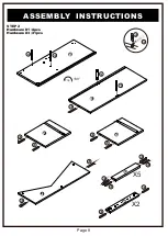 Preview for 9 page of Furniture of America YNJ-18703C5 Assembly Instructions Manual