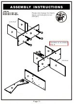 Preview for 11 page of Furniture of America YNJ-18703C5 Assembly Instructions Manual