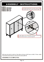 Preview for 18 page of Furniture of America YNJ-18703C5 Assembly Instructions Manual