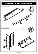 Preview for 10 page of Furniture of America YNJ-18704C5 Assembly Instructions Manual