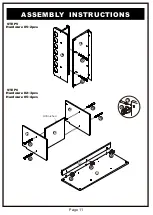 Preview for 11 page of Furniture of America YNJ-18704C5 Assembly Instructions Manual