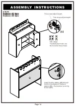 Preview for 14 page of Furniture of America YNJ-18704C5 Assembly Instructions Manual