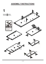 Предварительный просмотр 8 страницы Furniture of America YNJ-18713C5 Assembly Instructions Manual