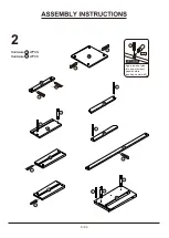 Предварительный просмотр 9 страницы Furniture of America YNJ-18713C5 Assembly Instructions Manual