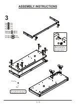 Предварительный просмотр 10 страницы Furniture of America YNJ-18713C5 Assembly Instructions Manual