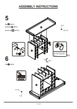 Предварительный просмотр 12 страницы Furniture of America YNJ-18713C5 Assembly Instructions Manual