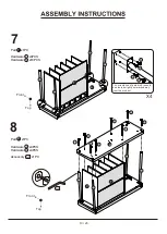 Предварительный просмотр 13 страницы Furniture of America YNJ-18713C5 Assembly Instructions Manual