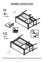 Предварительный просмотр 15 страницы Furniture of America YNJ-18713C5 Assembly Instructions Manual