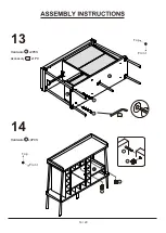 Предварительный просмотр 16 страницы Furniture of America YNJ-18713C5 Assembly Instructions Manual