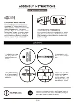 Предварительный просмотр 20 страницы Furniture of America YNJ-18713C5 Assembly Instructions Manual