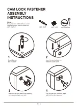 Preview for 5 page of Furniture of America YNJ-18714C13 Assembly Instructions Manual