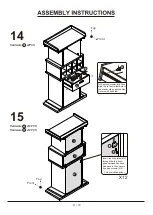 Preview for 17 page of Furniture of America YNJ-18714C13 Assembly Instructions Manual