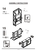 Preview for 15 page of Furniture of America YNJ-18715C25 Assembly Instructions Manual