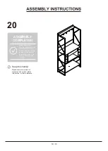 Preview for 18 page of Furniture of America YNJ-18715C25 Assembly Instructions Manual