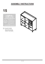 Preview for 16 page of Furniture of America YNJ-18716C12 Assembly Instructions Manual