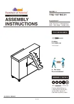 Furniture of America YNJ-18718C31 Assembly Instructions Manual preview