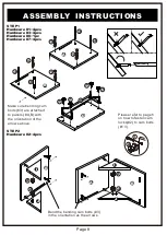 Preview for 8 page of Furniture of America YNJ-1877C25 Assembly Instructions Manual