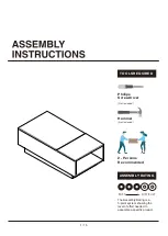 Preview for 1 page of Furniture of America YNJ-1893C25 Aassembly Instructions