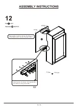 Preview for 14 page of Furniture of America YNJ-1893C25 Aassembly Instructions