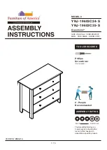 Furniture of America YNJ-19603C24-S Assembly Instructions Manual preview