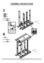 Preview for 10 page of Furniture of America YNJ-19603C24-S Assembly Instructions Manual