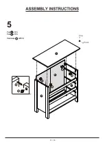 Preview for 11 page of Furniture of America YNJ-19603C24-S Assembly Instructions Manual