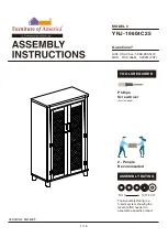 Furniture of America YNJ-19604C25 Assembly Instructions Manual preview