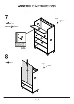 Preview for 12 page of Furniture of America YNJ-19604C25 Assembly Instructions Manual