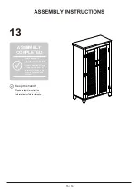 Preview for 15 page of Furniture of America YNJ-19604C25 Assembly Instructions Manual