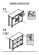 Preview for 17 page of Furniture of America YNJ-19702C24 Assembly Instructions Manual