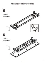 Предварительный просмотр 11 страницы Furniture of America YNJ-1981C2 Assembly Instructions Manual