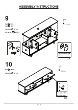 Предварительный просмотр 13 страницы Furniture of America YNJ-1981C2 Assembly Instructions Manual