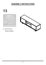 Предварительный просмотр 15 страницы Furniture of America YNJ-1981C2 Assembly Instructions Manual