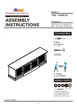 Furniture of America YNJ-1984C25 Assembly Instructions Manual preview