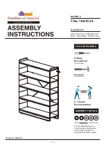 Preview for 1 page of Furniture of America YNJ-1987C34 Assembly Instructions Manual